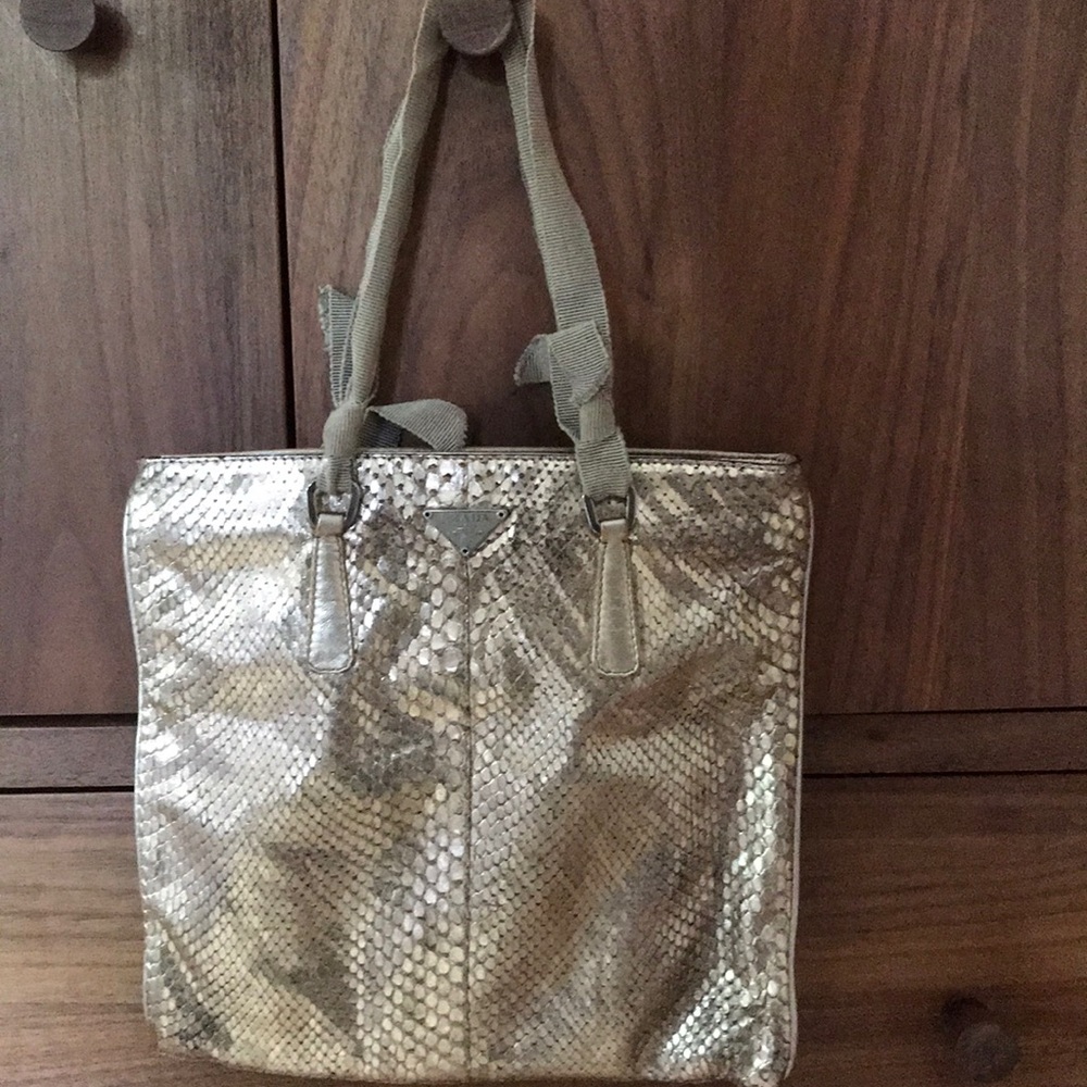 Prada gold bag
